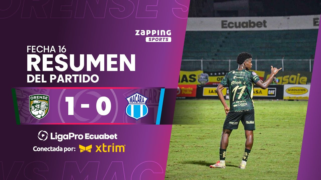 #ไฮไลท์ฟุตบอล [ โอเรนเซ่ เอสซี 1 - 0 มาคาร่า อัมบาโต้ ] เอกวาดอร์ ลีก้าโปร 2025/17.6.68