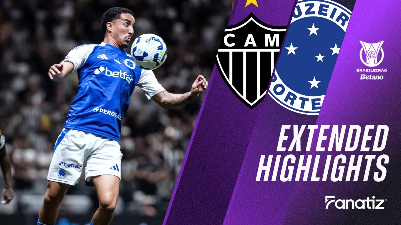 #ไฮไลท์ฟุตบอล [ อัตเลติโก มิไนโร่ 1 - 1 ครูไซโร่ ] บราซิล ซีรี่ย์เอ 2025/16.10.68