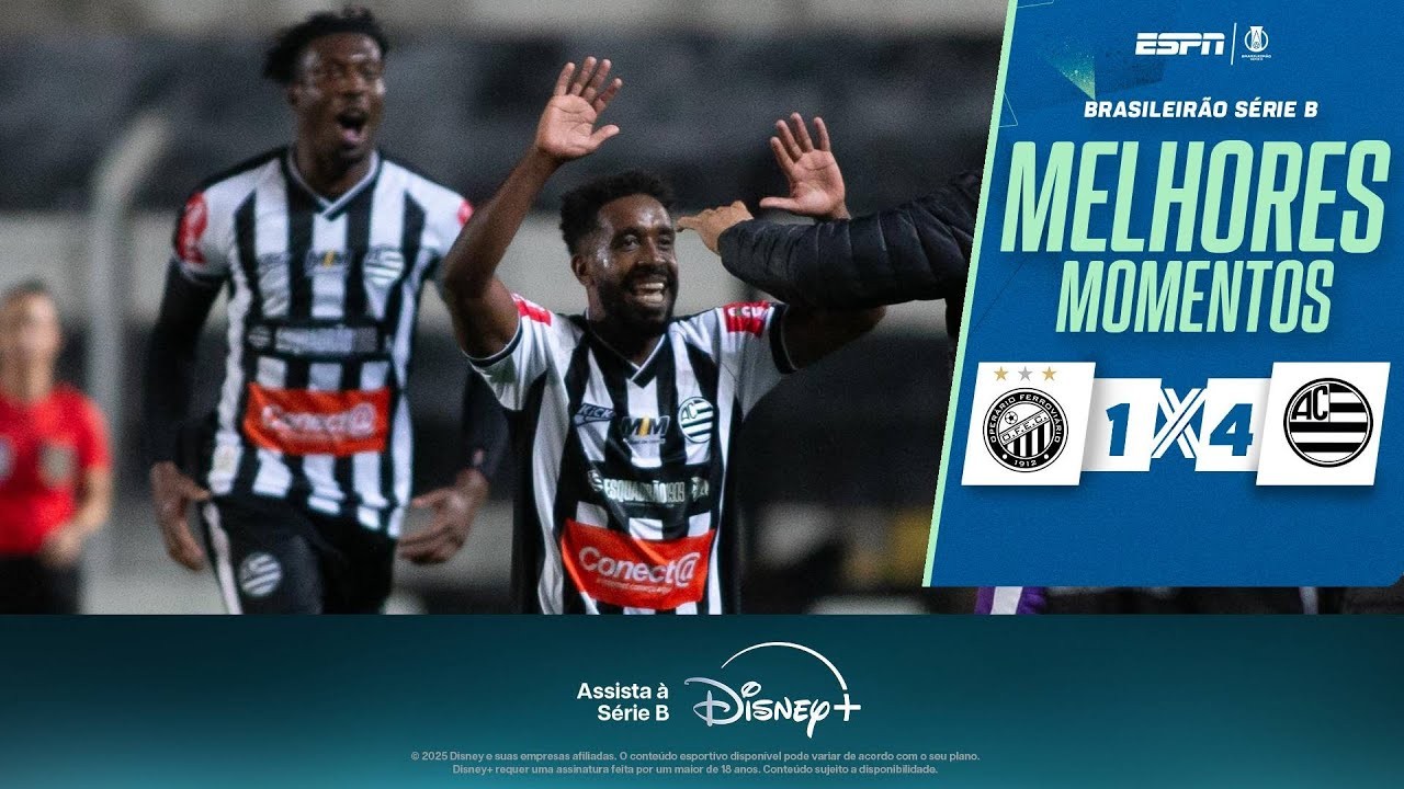 #ไฮไลท์ฟุตบอล [ โอเปราริโอ แฟร์โรวิอาริโอ 1 - 4 แอธเลติก คลับ ] บราซิล ซีรี่ย์บี 2025/9.10.68